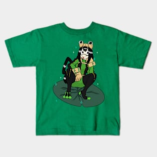 Amphibian Girl Kids T-Shirt